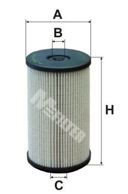 Фільтр паливний 1.9/2.0 TDI/SDI Caddy III 04.06> (2K-6-090001>)/Golf V/Octavia A5