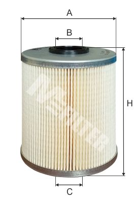 Фільтр паливний Combo 1.7 DI/CDTI 01>/ Astra G/H/ Vectra B/C (71x19.5x93)