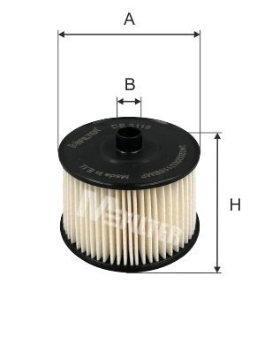 Фільтр паливний 2.0HDi Scudo/Expert 07-/Citroen C4/C5 05-