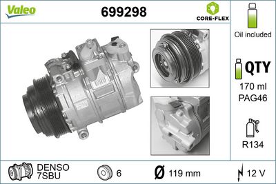 Компресор кондиціонера W202/ Sprinter/Vito 1.8/2.0D-2.9D 93-