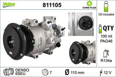 Компресор кондиціонера Camry 2.4 06-11
