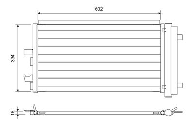 Радіатор кондиціонера AUDI A8/BMW 2 (F45)/X1 (F48)/X2 (F39) 1.5-3.0 14-