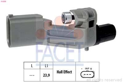 Датчик обертів колінвала Caddy/Crafter/T5 04- (20mm)