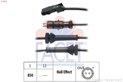 Датчик ABS Renault MEGANE II,SCENIC II,GRAND SCENIC II 02-  задній Л/Пр