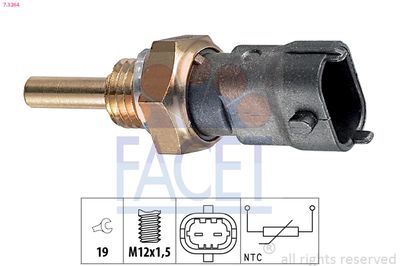 Датчик температури OPEL Astra G/H/ Vectra B/C 1.8-2.2 16V 98-