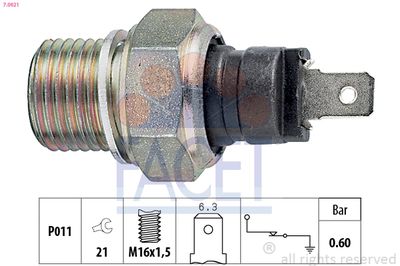 Датчик тиску оливи Citroen Berlingo/Peugeot 205/306/309/405 0.9-2.5 80-