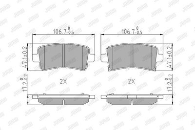 Гальмівні колодки зад. Opel Insignia 08- (TRW)