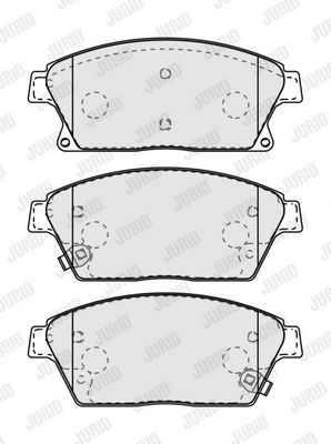 Гальмівні колодки пер. Zafira/Astra/Cruze/Volt 09- (Mando)