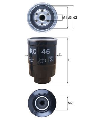 Фільтр паливний Galant II/Mazda 323/L200/L400/Lancer/Pajero 80-
