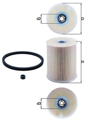 Фільтр паливний Combo 1.7 DI/CDTI 01>/ Astra G/H/ Vectra B/C (заміна KX 78D)