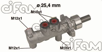 Головний гальмівний циліндр Master/Movano/Movano/Interstar 00-(D1=25,4mm, -ABS)(Bosch)