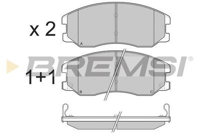 Гальмівні колодки пер. Chevrolet Captiva 06- (akebono)