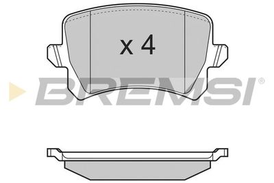 Гальмівні колодки зад. Passat 05-/Sharan 10-/Tiguan 07-