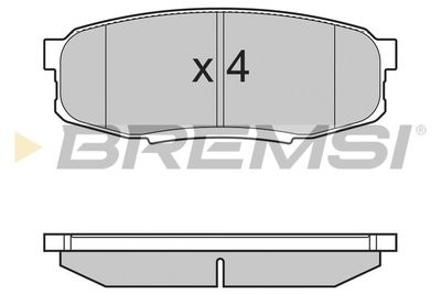 Гальмівні колодки зад. Toyota Land Cruiser 08- (advics)