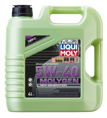 Олива 5W40 A3/B4 4L LIQUI MOLY MOLYGEN NEW GENERATION