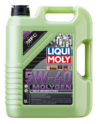 Олива 5W40 A3/B4 5L LIQUI MOLY MOLYGEN NEW GENERATION