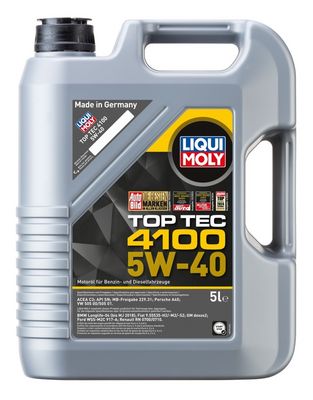 Олива 5W40 C3 5L LIQUI MOLY TOP TEC 4100