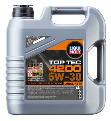 Олива 5W30 C3 4L LIQUI MOLY TOP TEC 4200