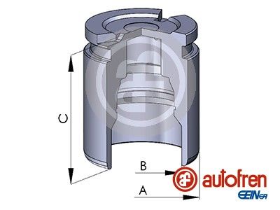 Поршень супорта зад Caddy III/IV/ T4/ Golf/Combo/Astra (38x51mm)