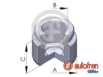 Поршень супорта зад MB W124/201/202/Opel Vectra B 35x28,7