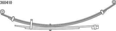 Ресора задня Mitsubishi L200 2.5 DI-D 05-15 (к-кт 6 листів) (70/515/685)