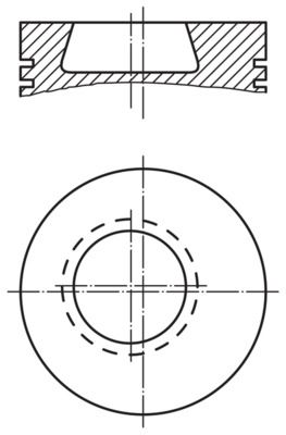 Поршень MB 609-817 OM364/366 (97,5mm-STD)