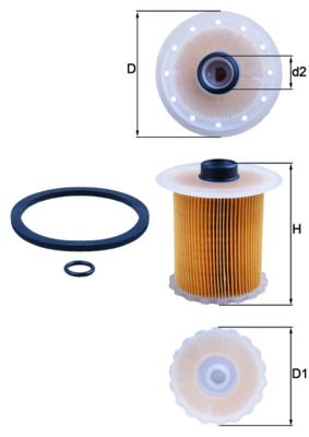 Фільтр паливний 1.9D/dTi Kangoo 97-/Clio 98-05/Megane 96-03 (Lucas)