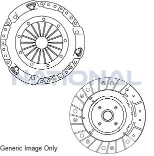 Комплект зчеплення Vectra C/Astra G/H 2.2i/2.0DTI 99-08 (228mm14z)