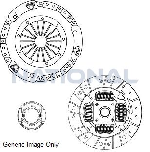Комплект зчеплення з вижимним Hyundai Tucson/Sportage/Ceed 2.0i (104квт) 04-10 (235mm20z)