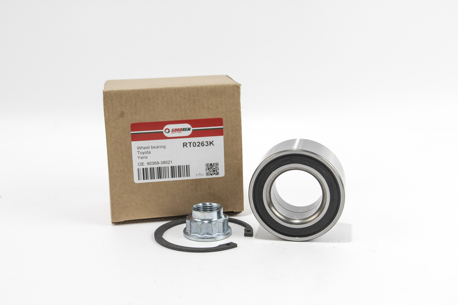 Підшипник маточини перед. Toyota Yaris 1.0-1.5 99-05 (38x39x71) (+монт. к-кт)