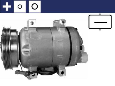 Компресор кондиціонера Audi A4/A6/VW Passat 1.6/1.8/1.9D 94-05 (DCW17B)