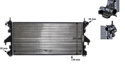 Радіатор охолодження двигуна Jumper/Ducato/Boxer 2.2-3.0D 06-
