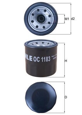 Фільтр масляний MAZDA 2/3/6/CX-3/CX-5/MX-5 IV 1.5-2.5i 11-