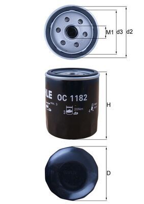 Фільтр масляний Transit 2.3i 16V 06- /Focuc/Mondeo/Mazda 1.8/2.0 00-