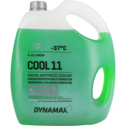 Антифриз G11 DYNAMAX COOL GREEN (зелений) концентрат (5L)