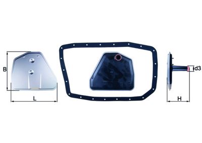Фільтр АКПП BMW 7 E65-E67 05-08 / X3 E83 04-08 / X5 E53 00-06