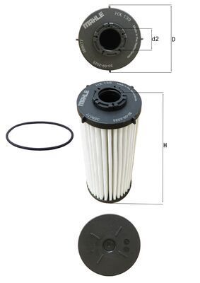 Фільтр АКПП SKODA KODIAQ (NS7, NV7, NS6) 18- /VW Golf/Passat B8/Tiguan 19-/Transporter V-VI 09-15