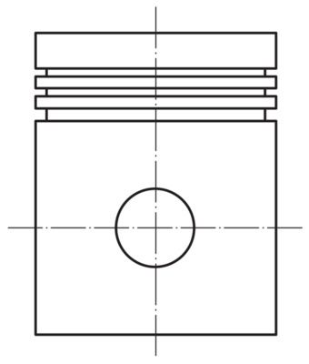 Поршень Opel ASTRA/VECTRA Z16XEP 03- (79.25mm/+0.25)