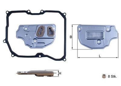 Фільтр АКПП VW Golf V/VI/ Passat 1.6-2.0 FSI/TDI 03-12 (з прокладкою)