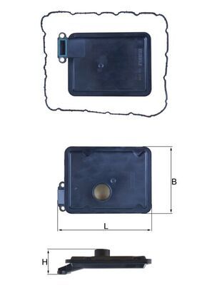 Фільтр АКПП I30/I40/IX35/Santa Fe/Ceed/Optima/Sorento 10- (з прокладкою)