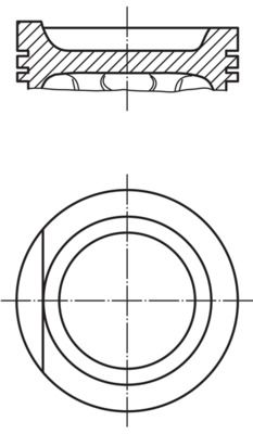 Поршень GOLF III/PASSAT B3/B4 2.0 89-02 (83,01mm)