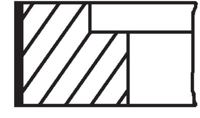 Кільця поршневі Audi 80/100/A6 2.3/2.6i 86-00 (83.01mm/STD) (1.5-1.75-3)