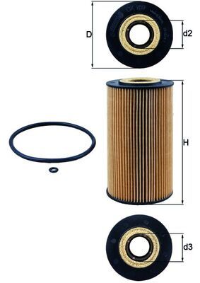 Фільтр масляний E/S/M/G 400CDI W211/220 OM628