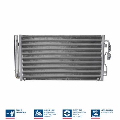 Радіатор кондиціонера BMW 3 (F30/F34/F31) 2.0-3.0 11-