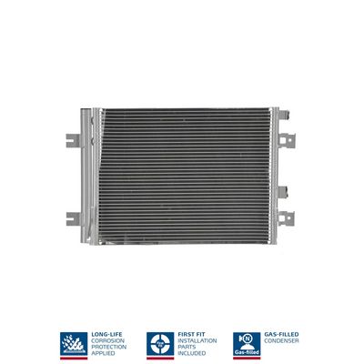 Радіатор кондиціонера DUSTER (HS_)/LOGAN/SANDERO/STEPWAY I (BS_) 1.4-1.6 07-