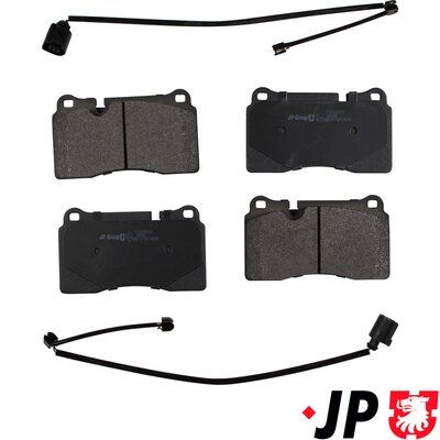 Гальмівні колодки пер. VW Touareg 02- (brembo)